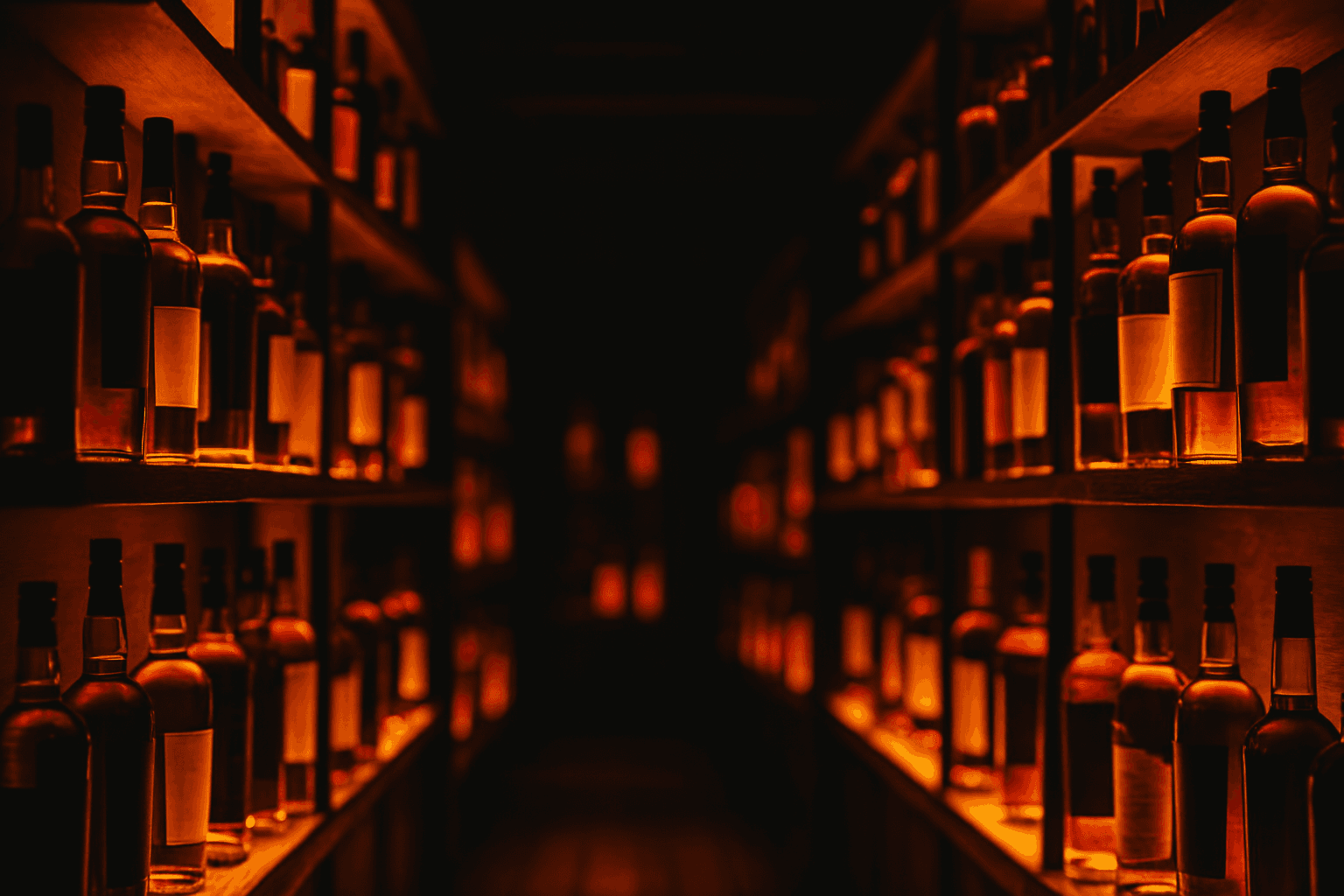 Whiskey shelf background